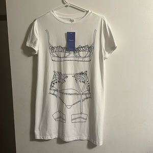 Floerns women shirt dress color white sz am